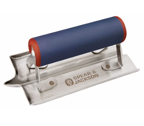 SPEAR & JACKSON - GROOVER CEMENT - 150MM - SOFT GRIP HANDLE - STAINLESS
